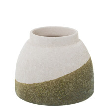 Vase Alexandra House Living Green Beige Ceramic 18 x 17 x 16 cm