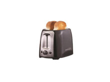 Brentwood TS-292B Black and Stainless Steel 2 Slice Cool Touch Toaster