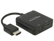 DeLOCK 63276 видео кабель адаптер HDMI Тип A (Стандарт) Черный