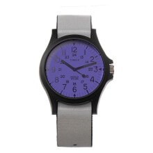 Мужские наручные часы с ремешком Мужские наручные часы с серым текстильным ремешком Timex TW2V14500LG ( 40 mm)