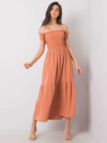 Женское летнее платье сарафан с открытыми плечами макси Factory Price