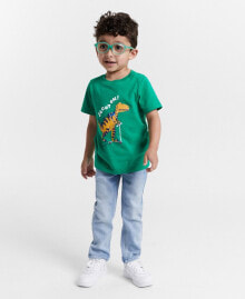 Купить детские футболки и майки для мальчиков Epic Threads: Toddler Boys Scoot On Dinosaur Graphic T-Shirt, Created for Macy's