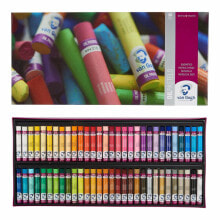 Pastels and crayons for drawing for children