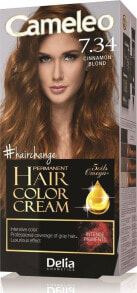 Delia Cameleo Hair Color Cream No. 7.34 Масляная крем-каска для волос с омега, оттенок корица
