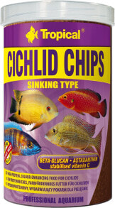 Корма для рыб Tropical CICHLID CHIPS TIN 250ml
