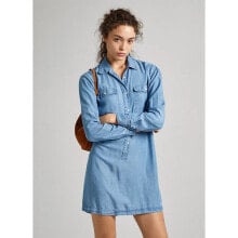 PEPE JEANS Erine Long Sleeve Short Dress