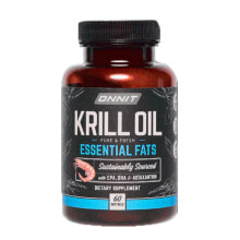 Рыбий жир и Омега 3, 6, 9 Onnit Krill Oil Масло криля для когнитивного, сердечно-сосудистого и суставного здоровья 60 гелевых капсул