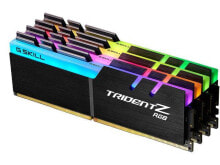Модули памяти (RAM) g.Skill Trident Z RGB F4-3200C16Q-64GTZR модуль памяти 64 GB 4 x 16 GB DDR4 3200 MHz