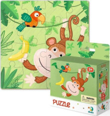 Детские развивающие пазлы dodo Puzzle 16 Małpka