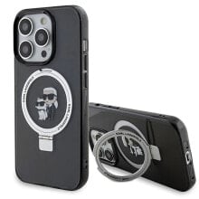 KARL LAGERFELD Klhmp13Lhmrskck iPhone 13 Pro 6.1 Ring Stand Karl&Choupettte phone case