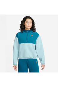 NikeCourt Dri-FIT Heritage Yarım Fermuarlı Kadın Tenis Ceketi dx1125-442