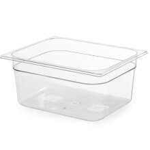 Посуда и емкости для хранения продуктов gN container, transparent, made of polycarbonate GN 1/2, height 100 mm - Hendi 861424