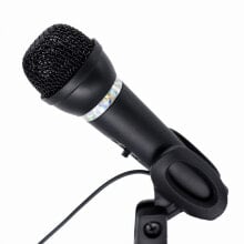 Микрофоны gembird MIC-D-04 микрофон Черный Настольный микрофон