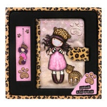 Stationery Set Gorjuss Purrrrrfect love Leopard