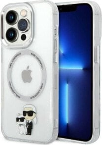 Karl Lagerfeld ETUI KARL TRANSPARENT MAGSAFE DO IPHONE 14 PRO MAX uniwersalny