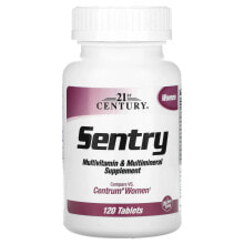 Витаминно-минеральные комплексы 21st Century, Sentry, для женщин, мультивитаминная и мультиминеральная добавка, 120 таблеток