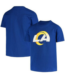 Outerstuff youth Big Boys Royal Los Angeles Rams Primary Logo T-Shirt