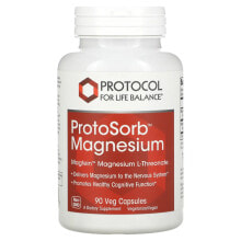 Протокол Фор Лифе Балансе, Protosorb Magnesium, 90 растительных капсул