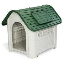 Sun beds and dog houses