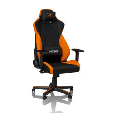Игровое кресло для ПК Черный, Оранжевый Nitro Concepts S300  NC-S300-BO