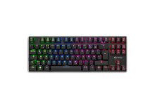 Клавиатуры Sharkoon PureWriter TKL RGB клавиатура USB Немецкий Черный 4044951021499