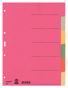 Закладки для книг для школы Leitz 43580000 закладка-разделитель Пустой бланк-разделитель Картон Разноцветный