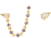Серьги jOANNE Gold Asymmetric Earrings AR01-245-U