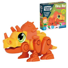 CLEMENTONI Dino Bot Triceratops Construction Game