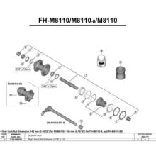 SHIMANO FH-M8110 13 Units