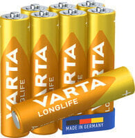 Varta 04103 - Einwegbatterie - AAA - Alkali - 1,5 V - 8 Stück(e) - Gold - Gelb