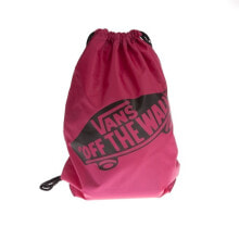 Женские спортивные рюкзаки Женский рюкзак мешок розовый с логотипом Vans