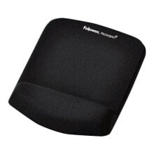 Купить игровые коврики для мышей FELLOWES: Fellowes 9252003 - Black - Monochromatic - Fabric - Foam - Wrist rest - Non-slip base