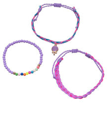 Браслет Troli Purple set of bracelets for girls Lollipop (3 pcs)