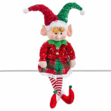 Christmas bauble Red Green Elf 30 x 8 x 56 cm