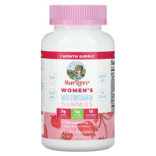 Витаминно-минеральные комплексы maryRuth Organics, Мультивитаминные жевательные мармеладки для женщин, с клубникой, 60 жевательных таблеток