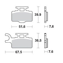 Запчасти и расходные материалы для мототехники MOTO-MASTER Kawasaki/Suzuki 094111 Sintered Brake Pads