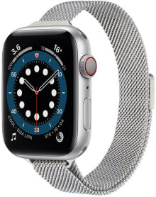 Ремешки и браслеты для часов Ocelový milánský tah pro Apple Watch - Silver 42/44/45 mm