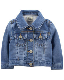 Baby Classic Knit-Like Denim Jacket