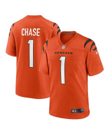 Nike men's Ja'Marr Chase Orange Cincinnati Bengals Alternate Game Jersey