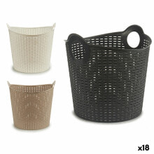 Laundry Basket Circular Plastic 40 L 38,5 x 37,5 x 40,5 cm (18 Units)