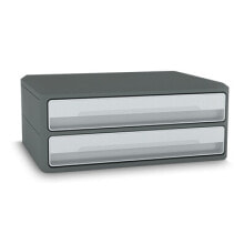 CEP 1090116361 - 2 drawer(s) - Grey - Polystyrene - A5 - Monochromatic - 370 mm