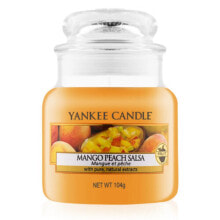 Yankee Candle Mango Peach Salsa восковая свеча Цилиндр Мускус Оранжевый 1 шт 10.00138.0537