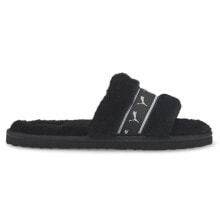 Puma Fluff Remix Slide Mens Black Casual Sandals 38524001