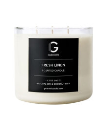 Освежители воздуха и ароматы для дома fresh Linen Scented Candle, 3-Wick, 16.3 oz