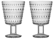 Купить бокалы и стаканы IITTALA: Wasserglas Kastehelmi 2er Set