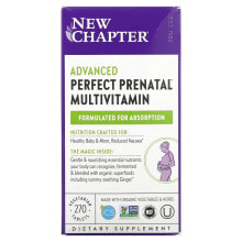 New Chapter, Advanced Perfect Prenatal Multivitamin, 192 Vegetarian Tablets