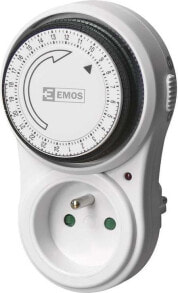 Умные розетки, выключатели и рамки Emos Mechanical timer 6FD / 2A (P5503)