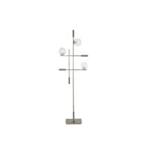 HOME DECOR Crystal Metal Modern 55x24x185 cm Floor Lamp