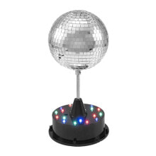 Купить световое и сценическое оборудование Eurolite: Eurolite LED Mirror Ball 13cm with Base