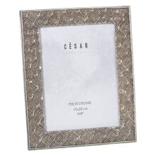 Photo frame Alexandra House Living Silver Plastic 21 x 1 x 25 cm